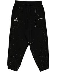 MASTERMIND WORLD - Logo Crystal-Embellished Track Pants - Lyst