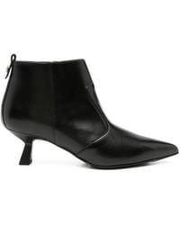 Nero Giardini - Pointed-Toe Leather Ankle Boots - Lyst