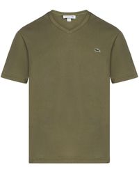 Lacoste - T-shirt Met Logopatch - Lyst