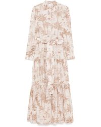 Mc2 Saint Barth - Cotton Maxi Dress - Lyst