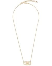 Ferragamo - Collier À Breloque Gancini - Lyst
