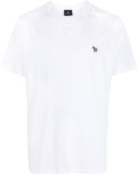 PS by Paul Smith - | T-shirt con logo Zebra | male | BIANCO | S - Lyst