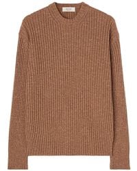 RETORI - Ribbed-Knit Crew-Neck Cashmere Jumper - Lyst