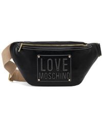 Love Moschino - Logo-Detail Zip Belt Bag - Lyst