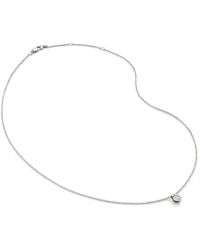Monica Vinader - Solitaire Chain Necklace - Lyst