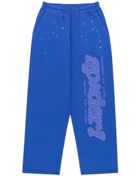 Sp5der - Punk V2 Rhinestone-Embellished Track Pants - Lyst