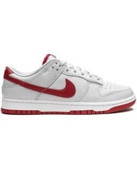 Nike - Dunk Low "vast Grey/varsity Red" Sneakers - Lyst