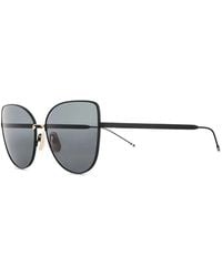 Thom Browne - Cat-Eye Metal Sunglasses - Lyst