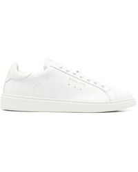 Manuel Ritz - Logo-Print Leather Sneakers - Lyst