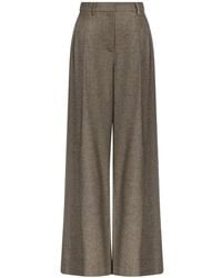 Twp - Herringbone Pleated Trousers - Lyst