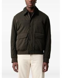 ARMANI EXCHANGE - Veste Ceinturée À Col En Velours Côtelé - Lyst