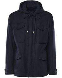 Eleventy - Hooded Multi-Pocket Jacket - Lyst