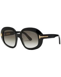 Tom Ford - Oval-Frame Sunglasses - Lyst