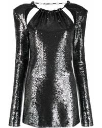 The Attico - Sequin-Embellished Dress - Lyst