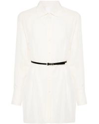 Givenchy - Long Shirt With 'Voyou' Belt - Lyst