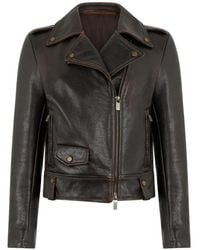 Salvatore Santoro - Veste De Moto En Cuir - Lyst