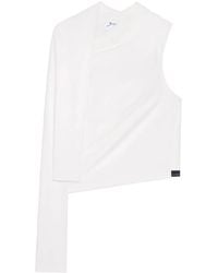 Courreges - Asymmetric Off-Shoulder T-Shirt - Lyst