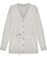 12 STOREEZ - V-neck Buttoned Knitted Cardigan - Lyst