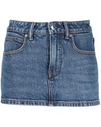 Alexander Wang - MID RISE STRETCH SKORT - Lyst