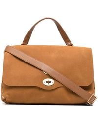 Zanellato - Twist-Lock Calf Leather Tote Bag - Lyst