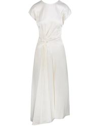 Victoria Beckham - Twist-Detail Asymmetric Dress - Lyst