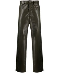 Nanushka - Aric faux-leather trousers - Lyst