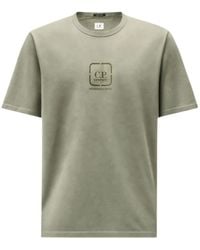 C.P. Company - Metropolis Series Mercerized-Jersey Short-Sleeve Crew-Neck Logo-Badge T-Shirt - Lyst