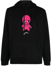 Gcds - Alien-Patch Cotton Hoodie - Lyst