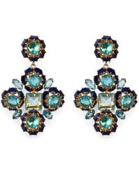 Bounkit - Ariadne Cluster-Drop Earrings - Lyst