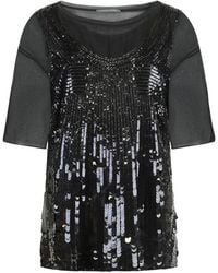 Alberta Ferretti - Sequin-Embellished Shirt - Lyst