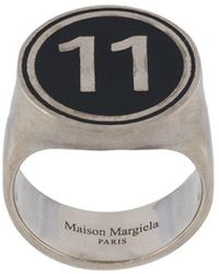 Maison Margiela Anillo 11 con sello - Metálico