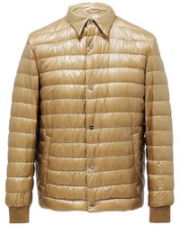 Herno - Quilted-Detail Zip-Up Jacket - Lyst