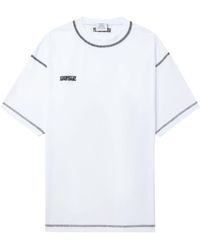Vetements - T-Shirt mit Kontrastnähten - Lyst