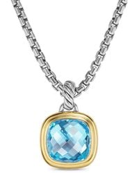 David Yurman - 18Kt And Sterling Albion Topaz Pendant - Lyst