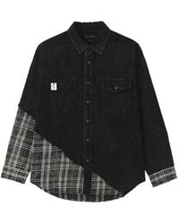 FIVE CM - Patchwork Shirt - Lyst