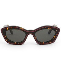 Marni - Tortoiseshell-effect Cat-eye Sunglasses - Lyst