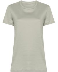 Moncler - T-shirt en coton à patch logo - Lyst