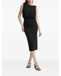 Day Birger et Mikkelsen - Virgine Ribbed-Knit Gathered Midi Dress - Lyst