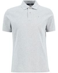 Barbour - Tartan Pique Check Trim Polo Shirt - Lyst