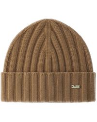 Herno - Ribgebreide Muts - Lyst