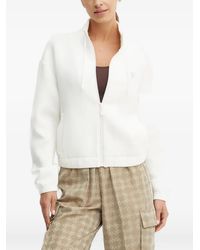 Guess - Cecilia Crystal-Logo Zip-Up Sweatshirt - Lyst