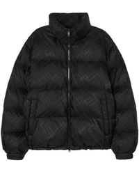 Burberry - Check Nylon Highlands Puffer Jacket - Lyst