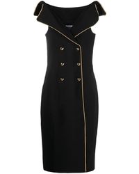 Moschino - Teddy-button Double-breasted Pencil Dress - Lyst