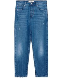 Ami Paris - Mid-rise Tapered Jeans - Men's - Cotton - Lyst