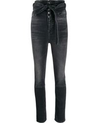 Unravel Project - High-Waist Skinny Jeans - Lyst