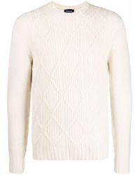Drumohr - Pullover Mit Rautenmuster - Lyst