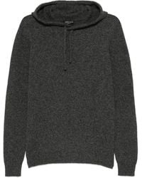 Roberto Collina - Knitted Hoodie - Lyst