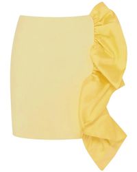 PATBO - Tarsila Ruffled Mini Skirt - Lyst