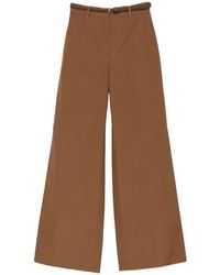 Max Mara - Pantalon À Taille Ceinturée - Lyst