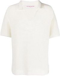 Orlebar Brown - Batten Crochet Polo Shirt - Lyst